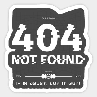 404 ERROR Sticker